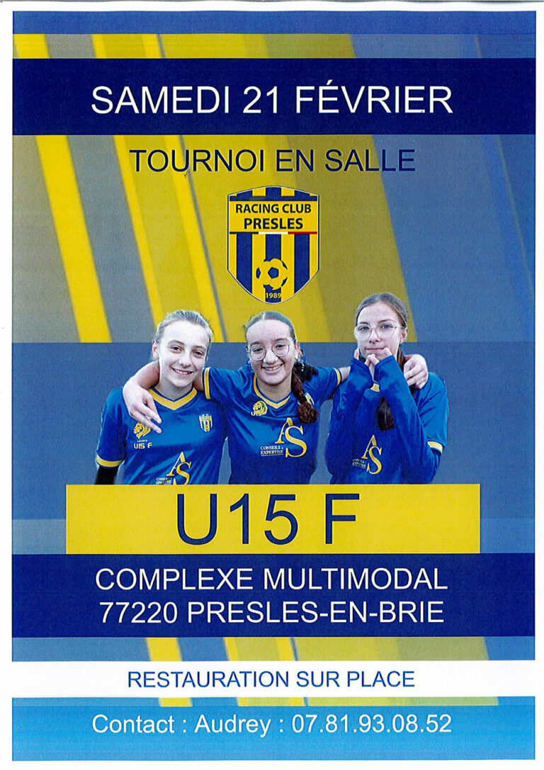 Tournoi U15 F