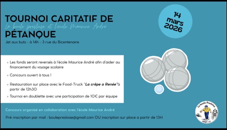 Tournoi caritatif pour la classe découverte