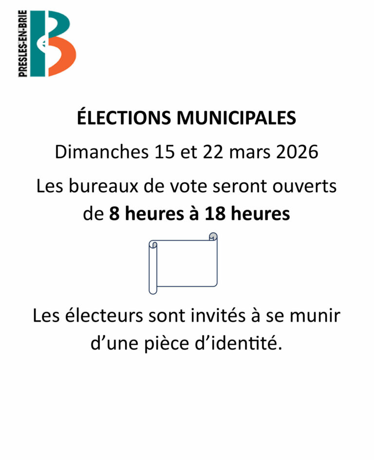 ÉLECTIONS MUNICIPALES